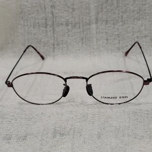 Stainless steel unisex eyeglass frame